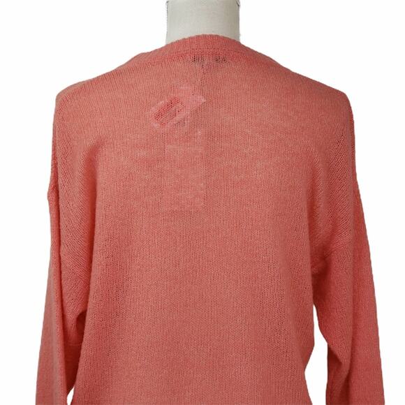 Joie Namio Wool Blend Sweater Rose (Coral) Women's Size Medium NEW - Picture 7 of 14